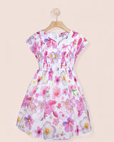 Victoire Italian Elegant Orchid Dress