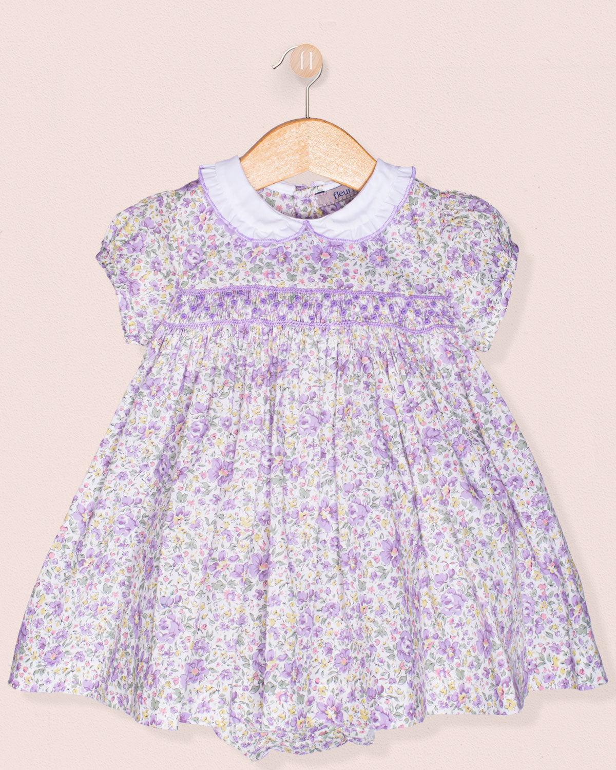 Baby Victoria Liberty Meadow Lavender Dress Set