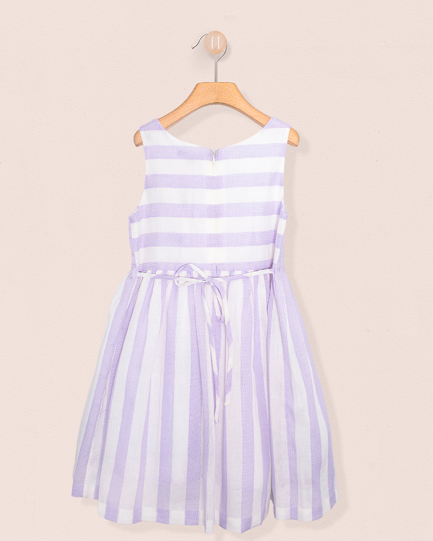 Vienna Italian Lilac Linen Dress - Dress