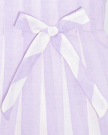 Vienna Italian Lilac Linen Dress - Dress