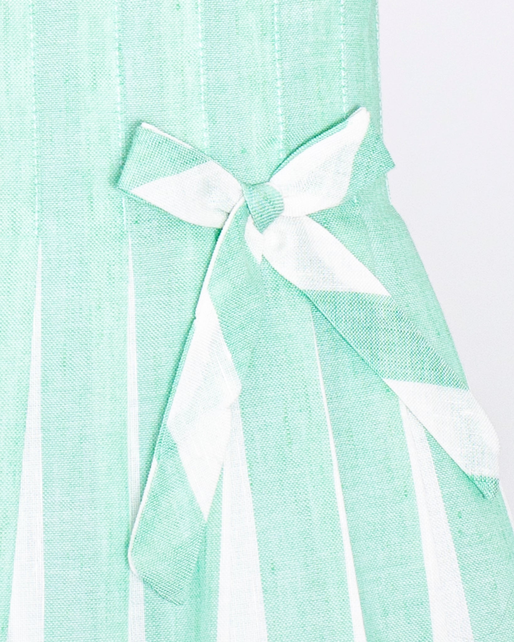 Vienna Italian Mint Linen Dress - Dress