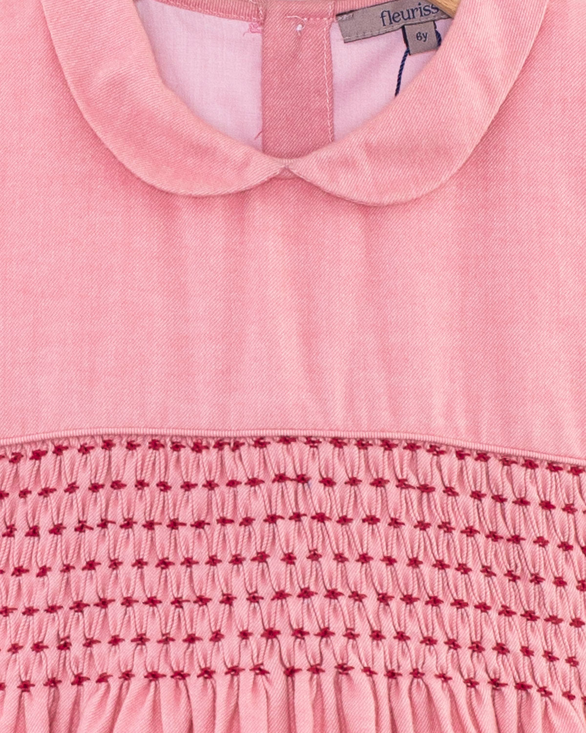 Violette Italian Mauve Flannel - Smocked Dress