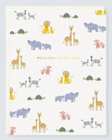 Safari Baby Animals Card
