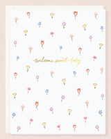 Sweet Baby Floral Card