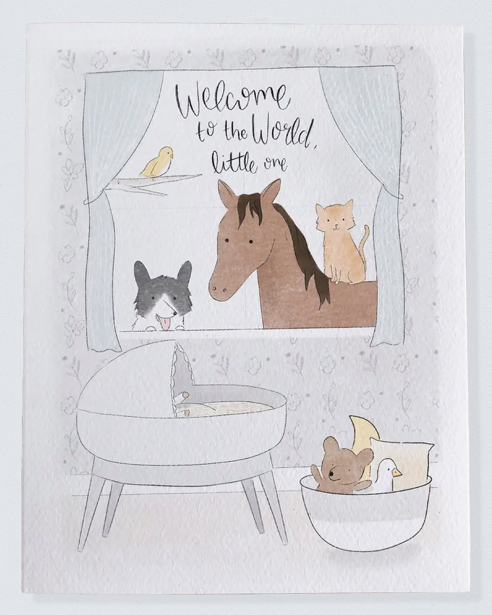 Pony Welcome Card