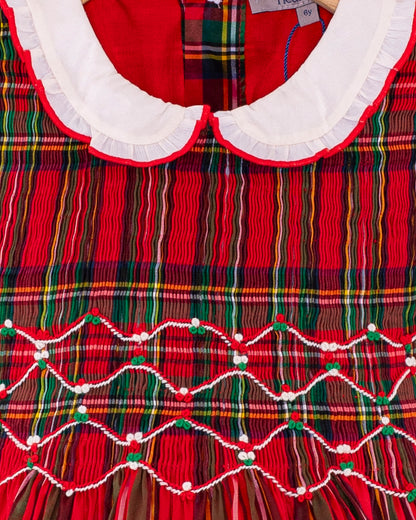 Holiday Royal Stewart Smock - Dress