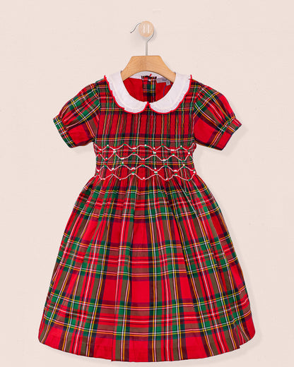 Holiday Royal Stewart Smock - Dress