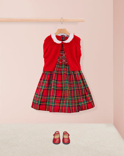 Holiday Royal Stewart Smock - Dress