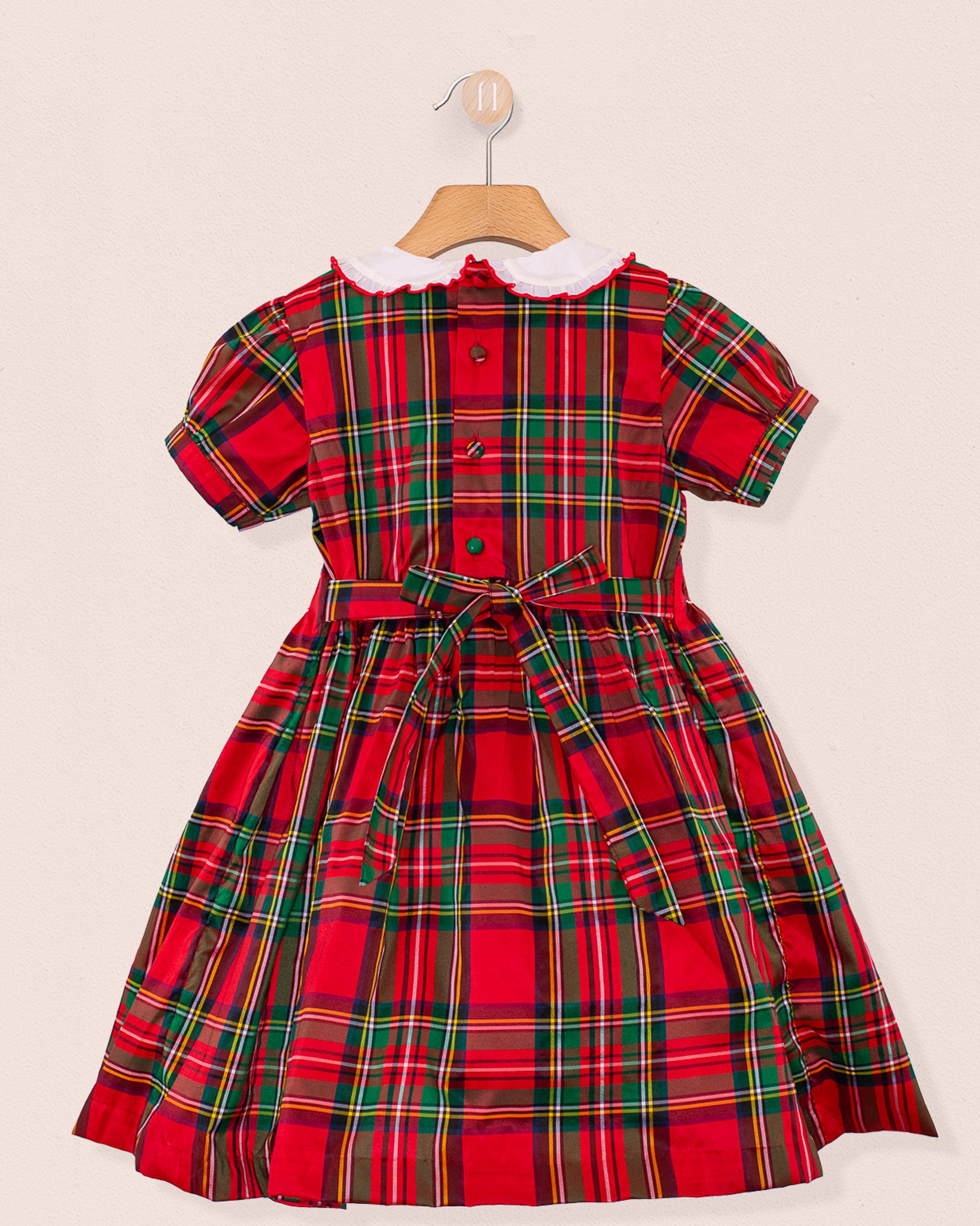 Holiday Royal Stewart Smock - Dress