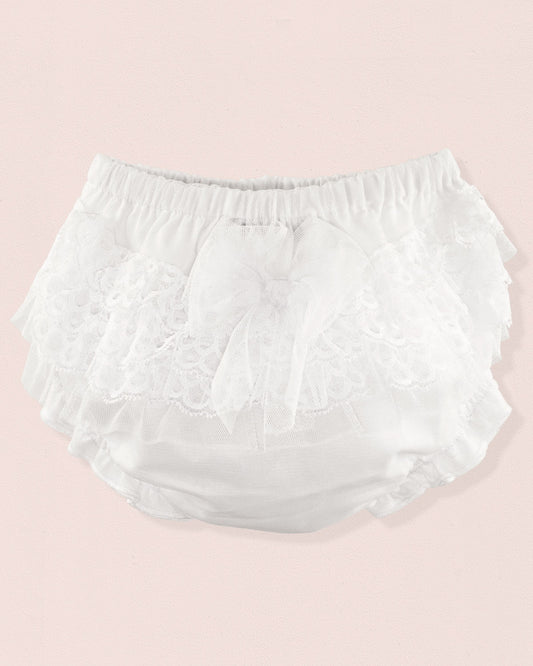 Tulle Diaper Cover White - Diaper Cover