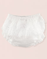 Tulle Diaper Cover White