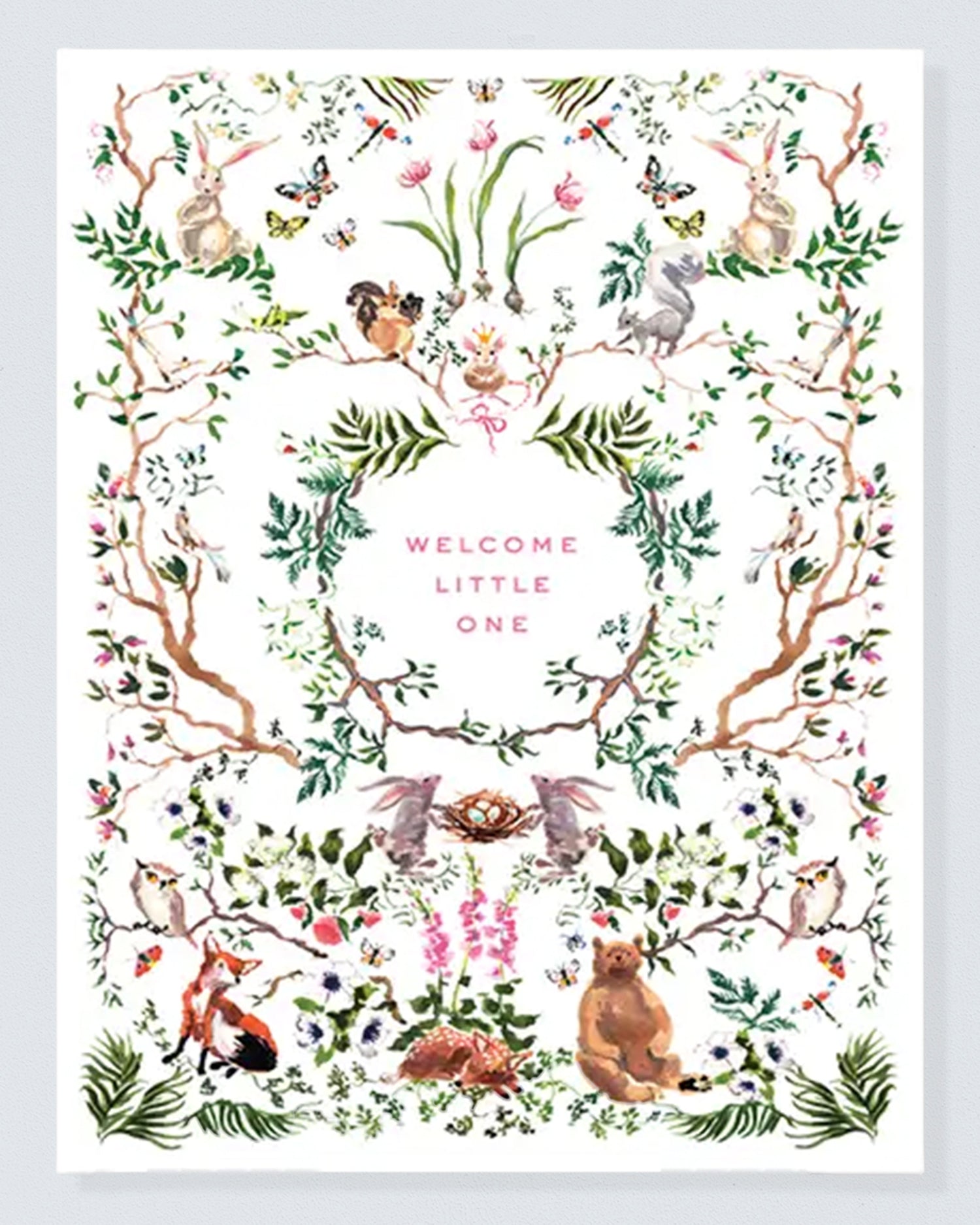 Woodland Welcome Card