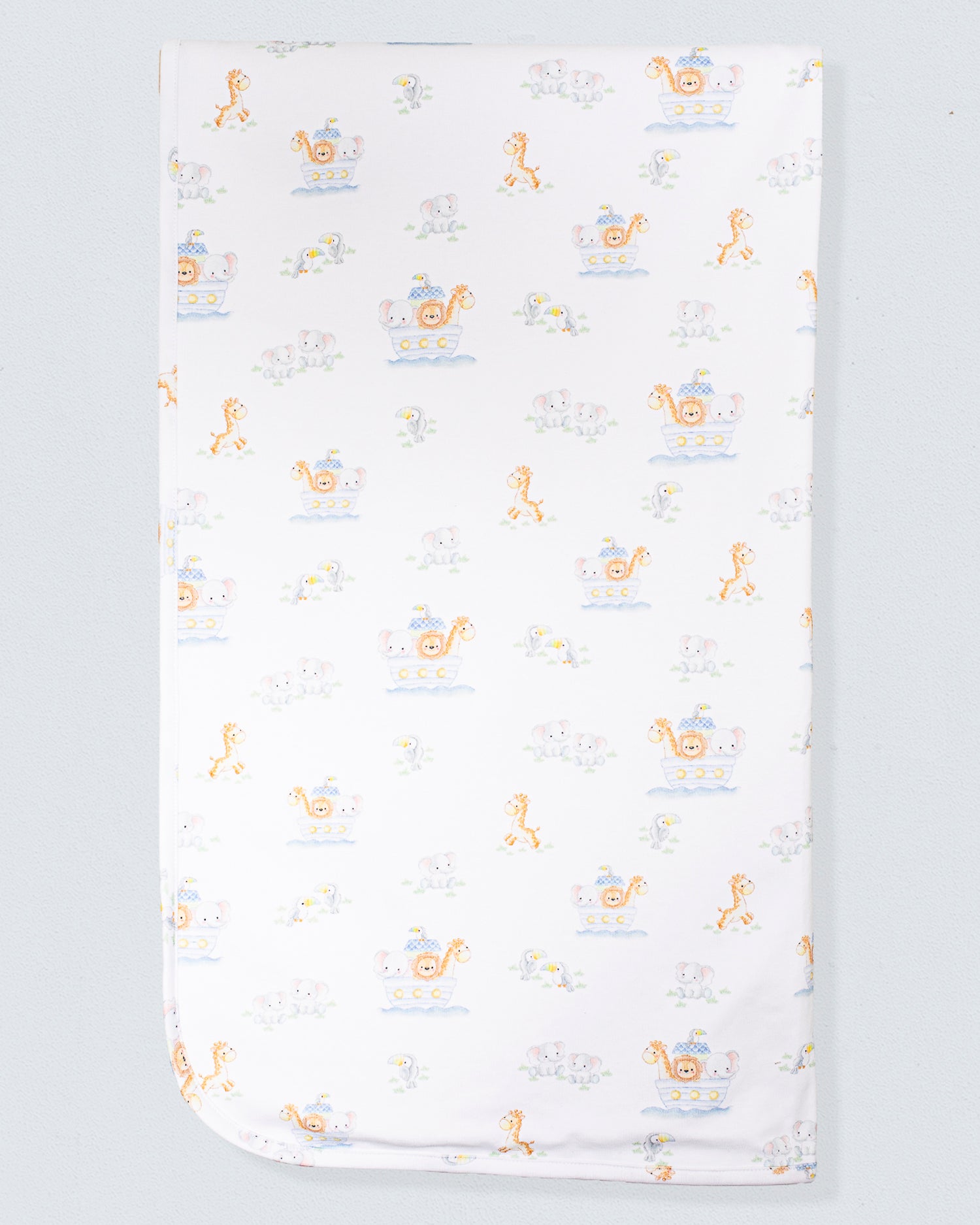 Pima Noah's Ark Receiving Blanket