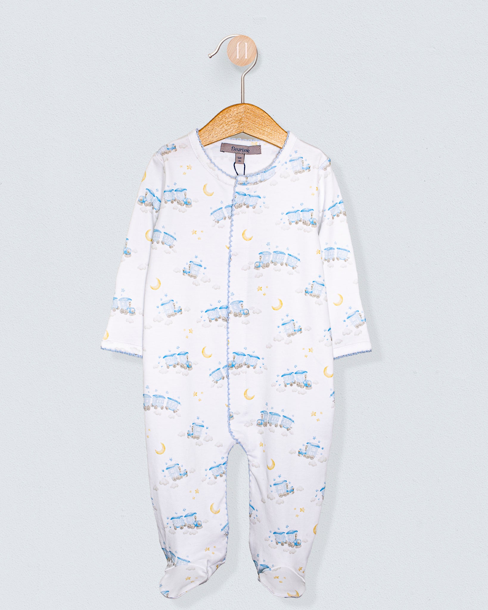 Pima Choo Choo Train Stretchie - Stretchie