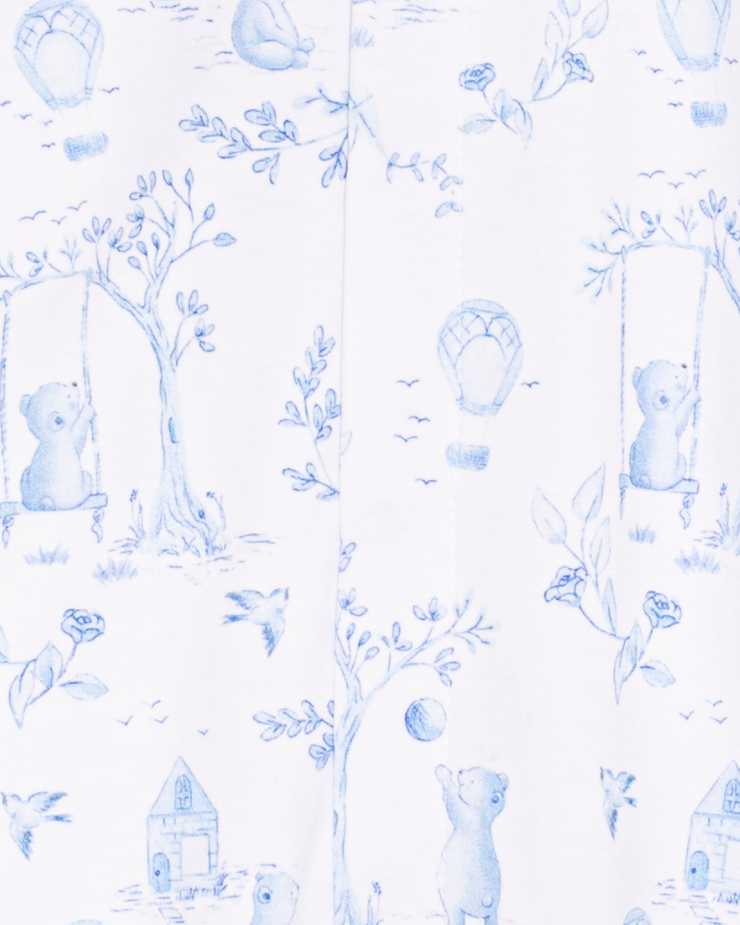 Pima Blue Toile de Jouy Collection