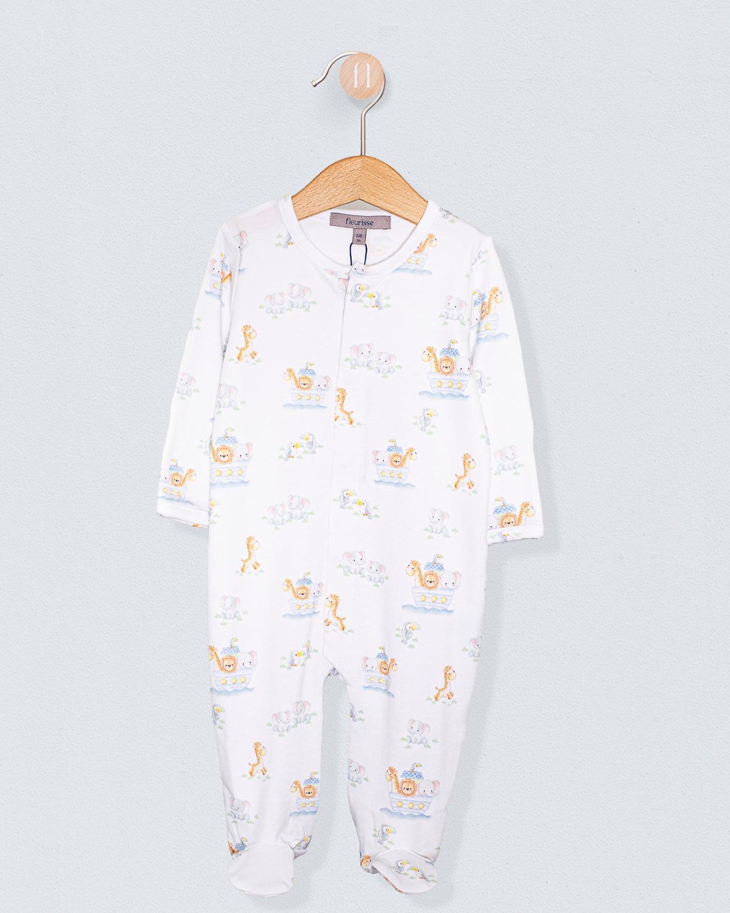 Pima Noah's Ark Stretchie - Stretchie