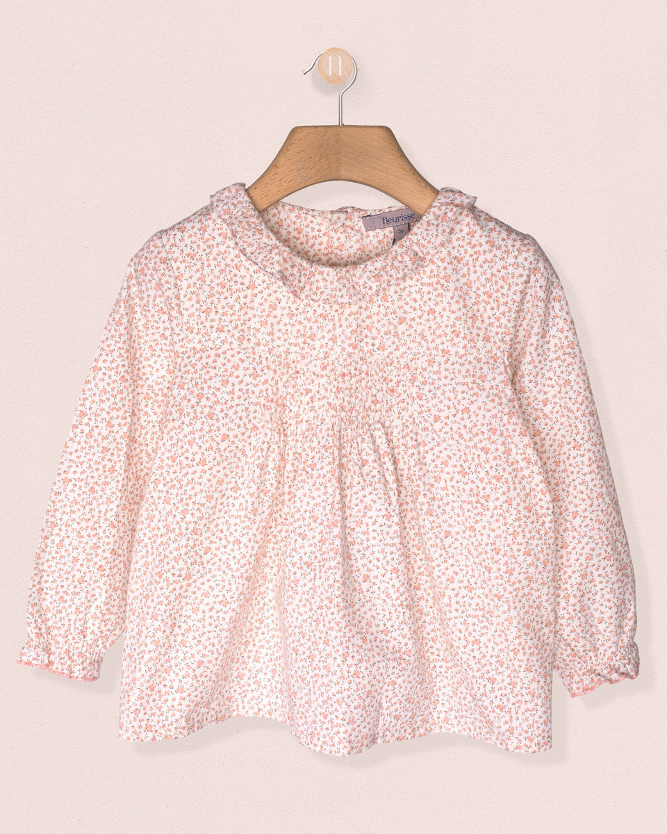 Yvette Tunic Blush Floral Twill