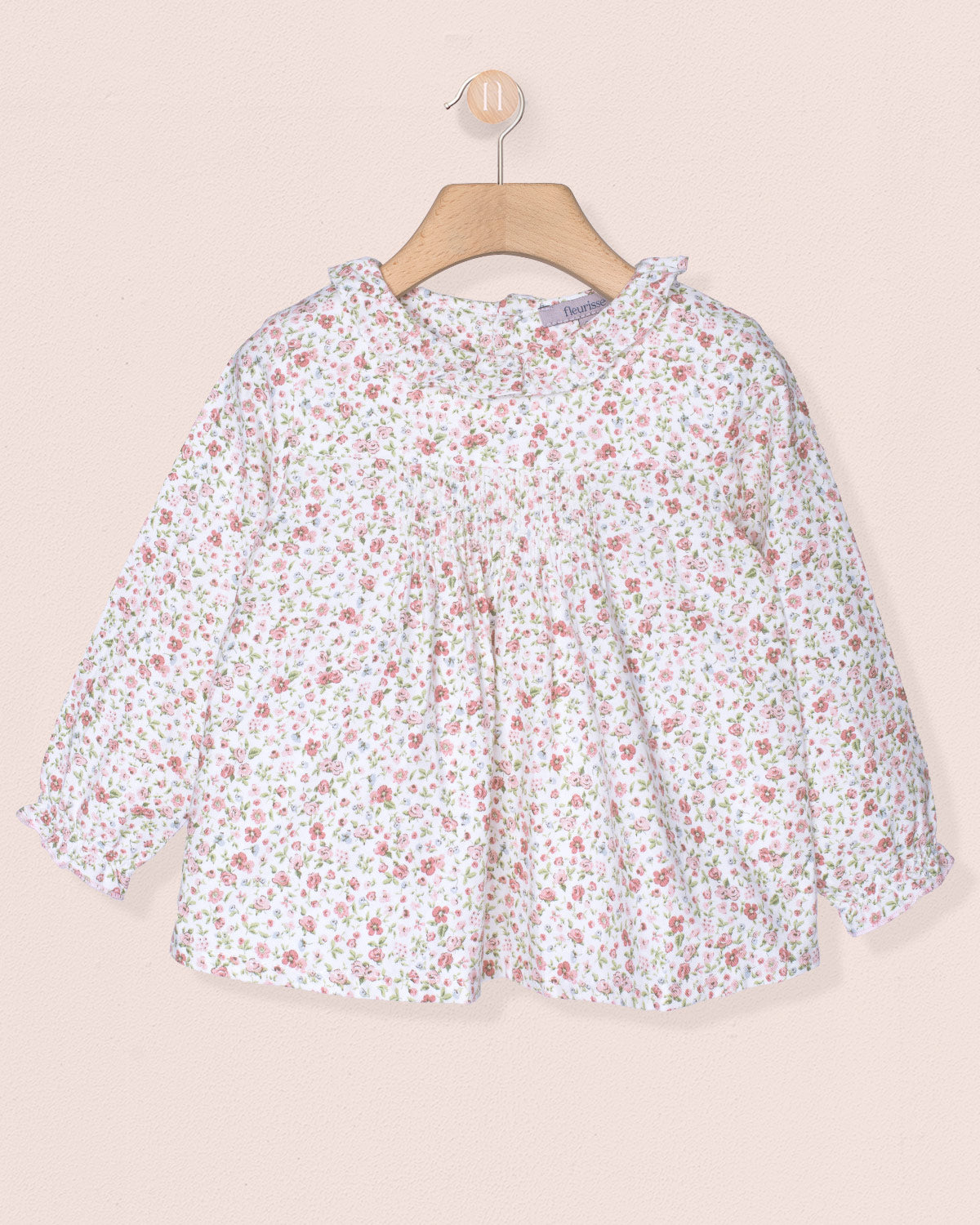 Yvette Tunic Belina Pink Floral Twill