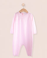 Anastasia Baby Pink Cotton Knit Romper