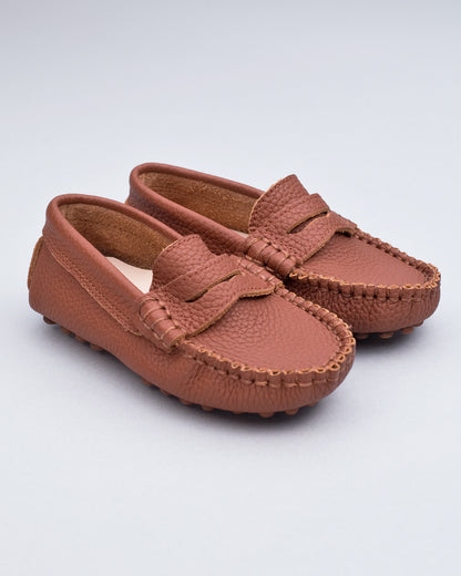 Lawrence Brown Leather Driving Shoe - Shoe