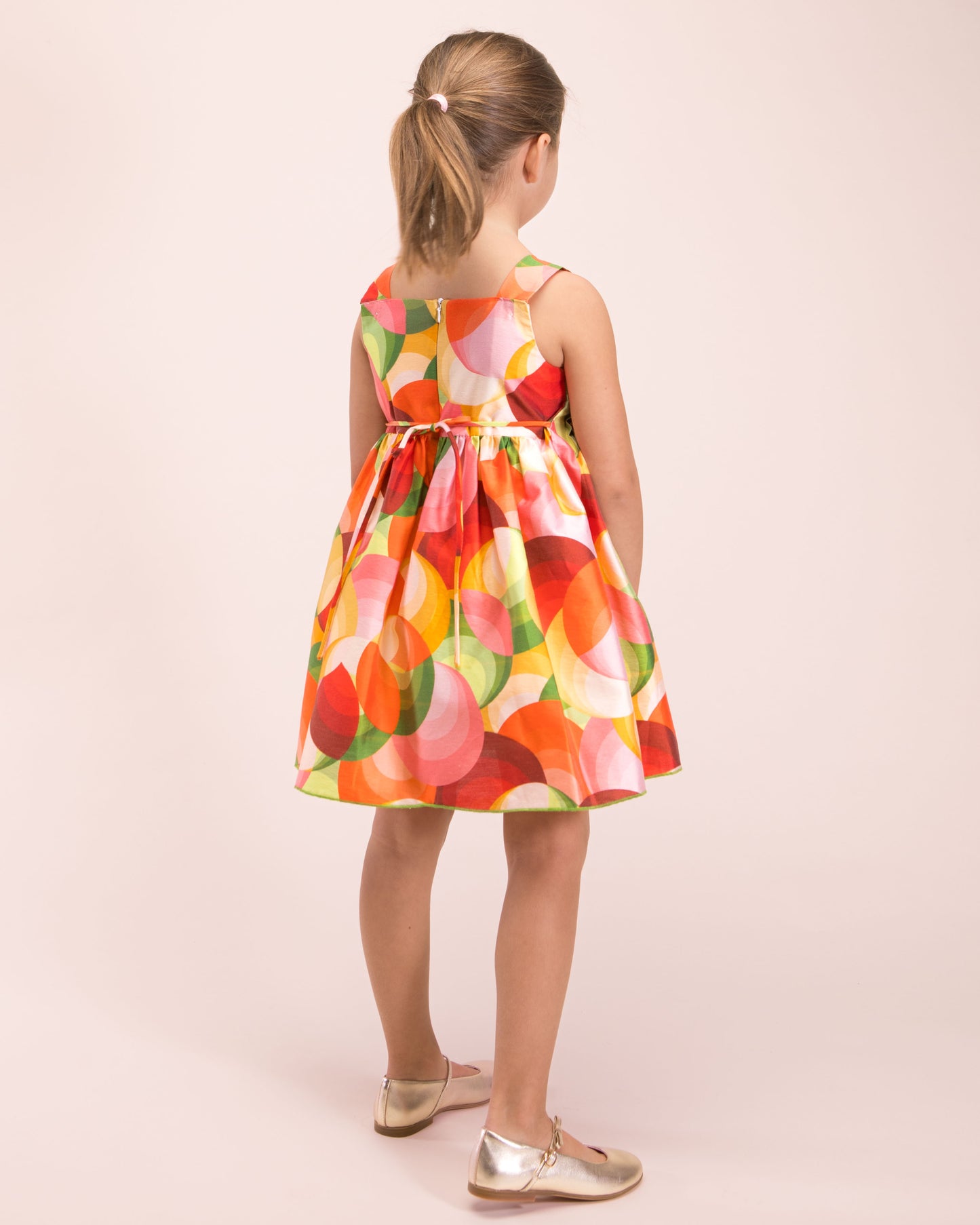 Portofino Italian Orange Swirl - Dress