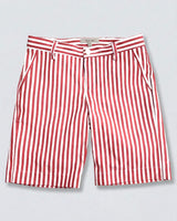 Blade Red Wide Stripe Shorts