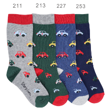 Story Loris Knee Sock Car Navy
