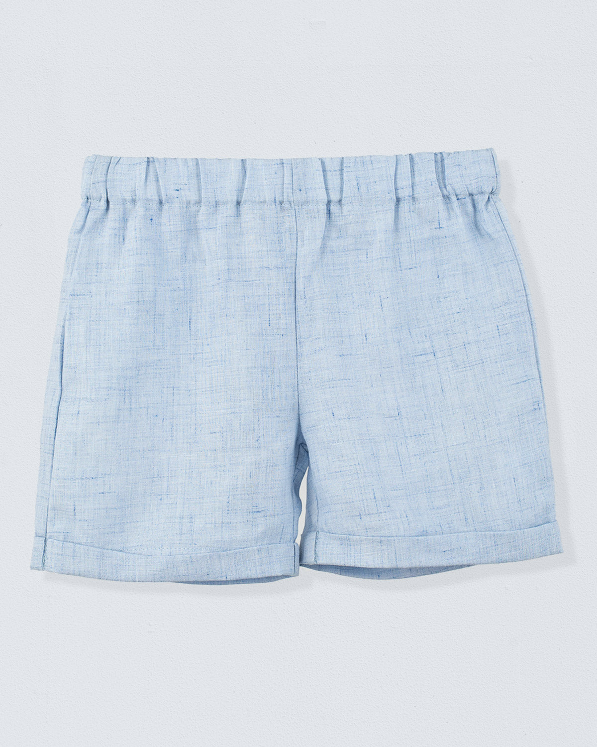 Cuff Short Italian Sky Linen - Pant