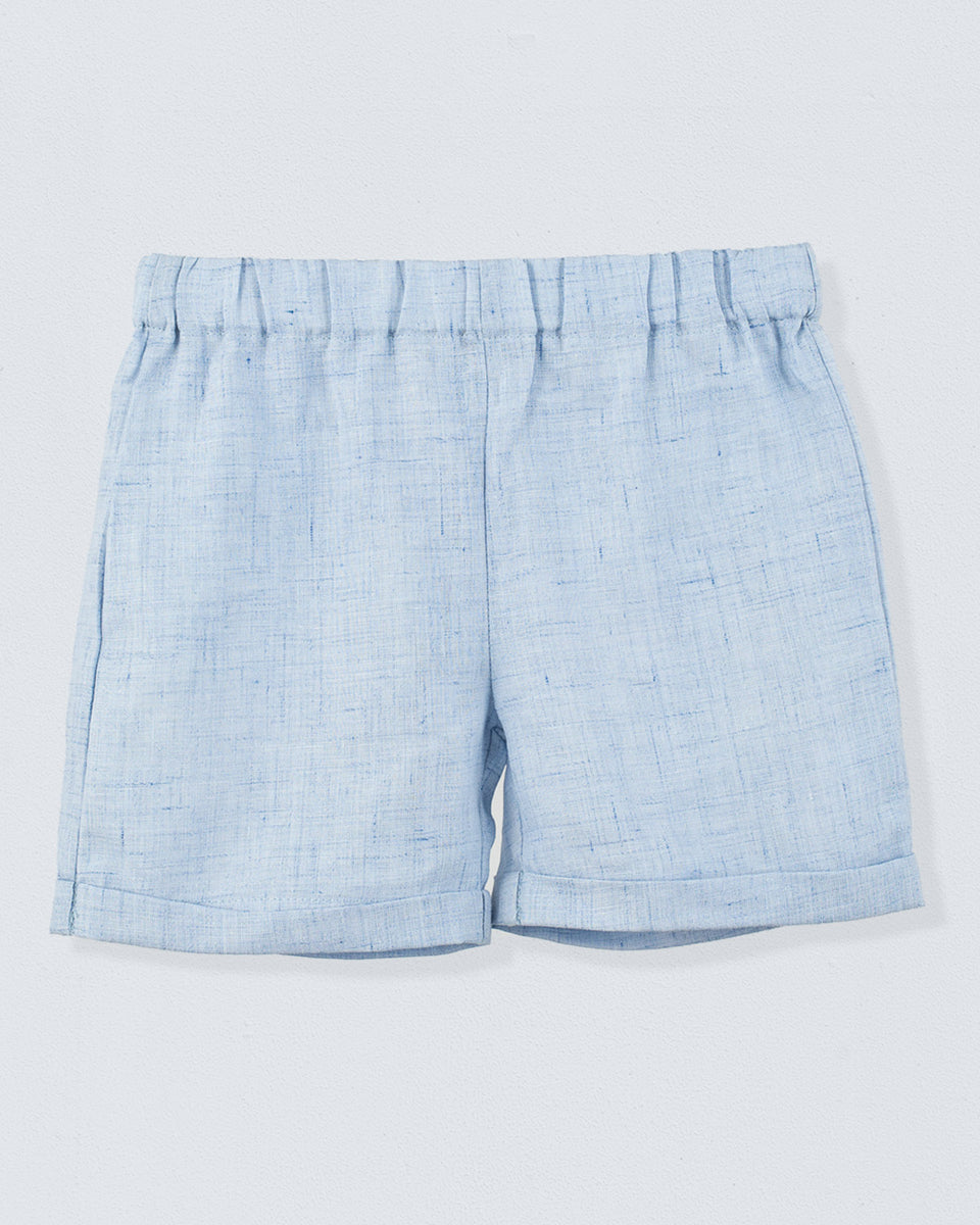 Cuff Short Italian Sky Linen