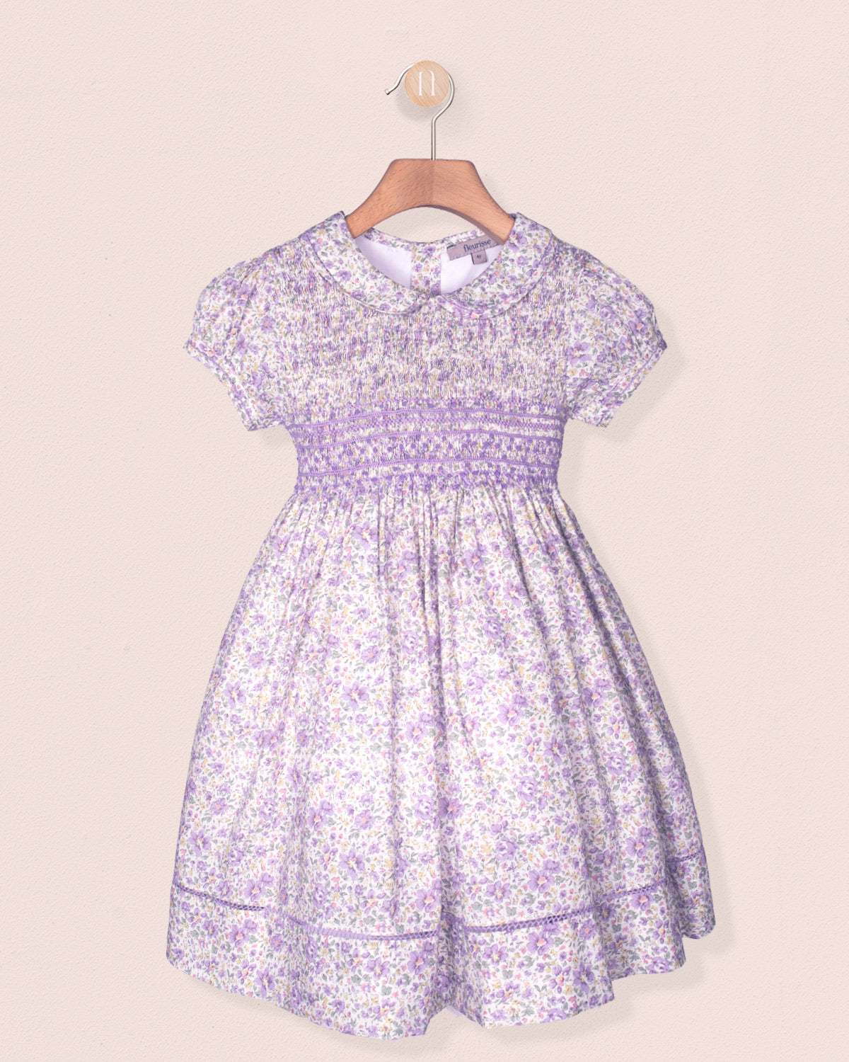 Emma Liberty Meadow Lavender Smocked Dress