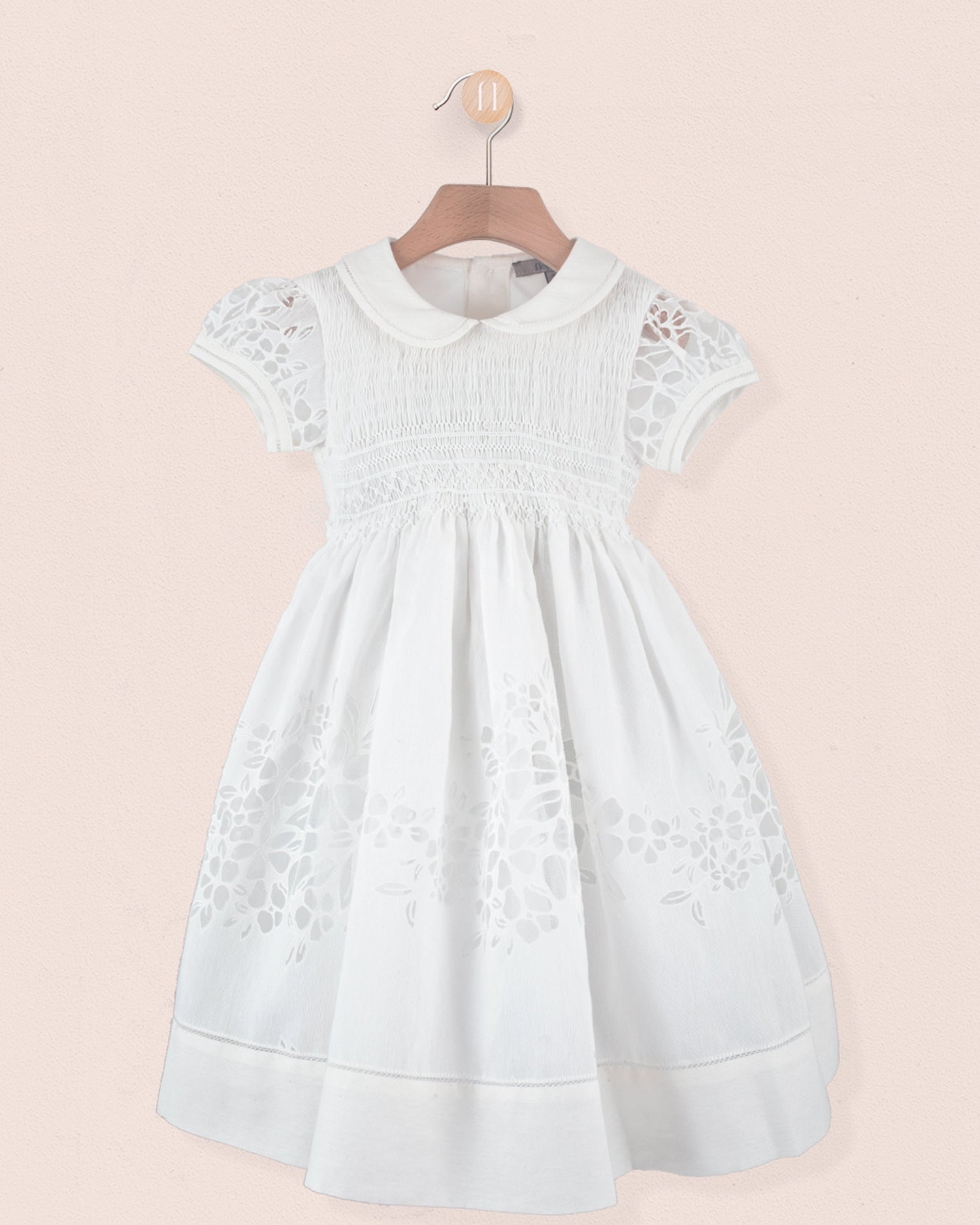 Emma Italian Doppia White Smock