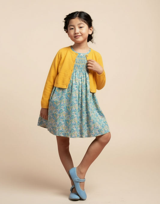 Elize Liberty Leontyne Blue Dress