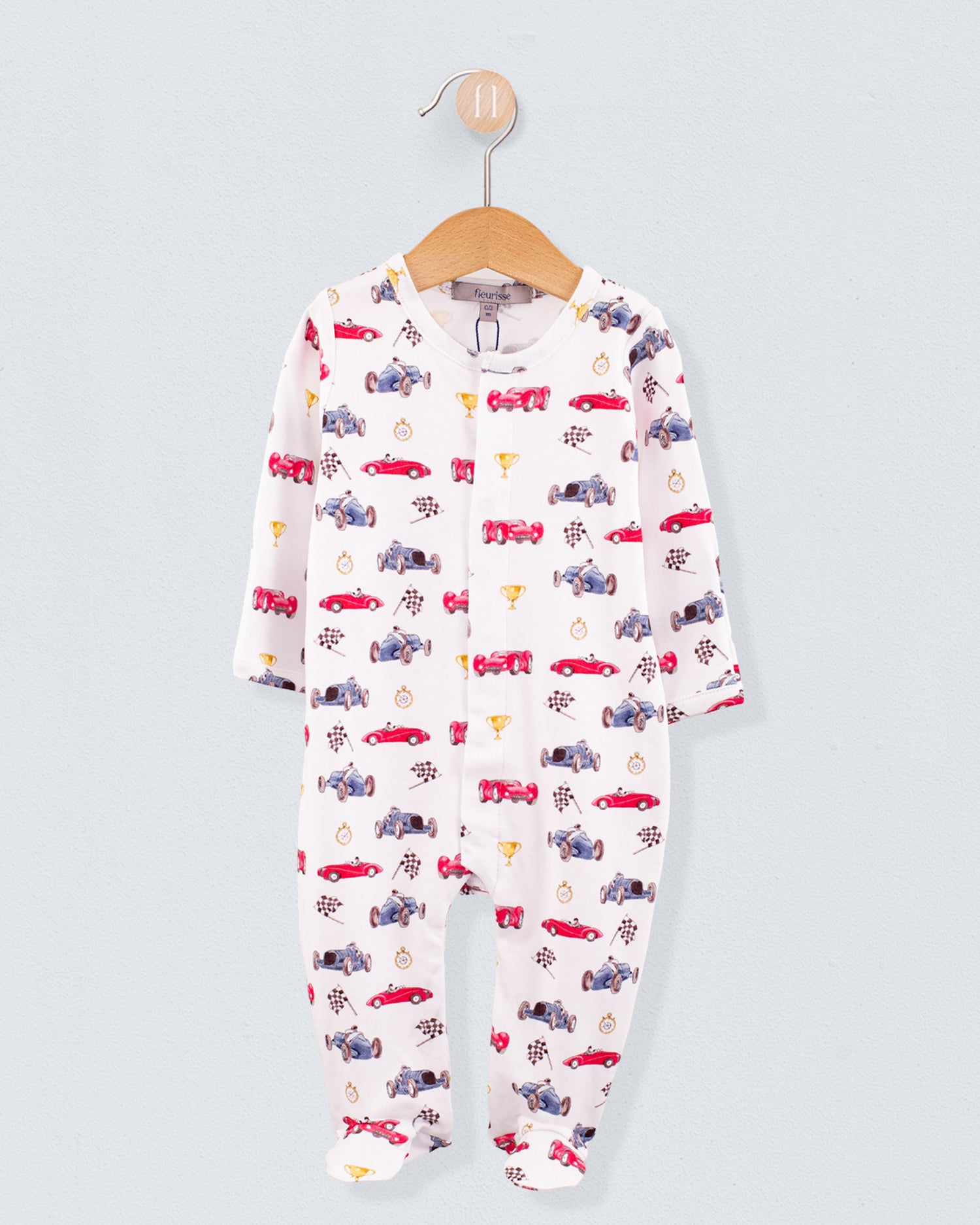 Colorful Racecars Velour Gift Bundle