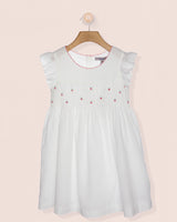 Honor Strawberry Embroidered Smocked Dress
