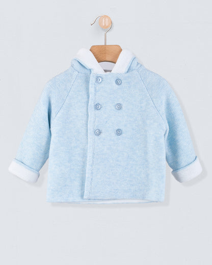 Jackpot Powder Blue Hooded Jacket