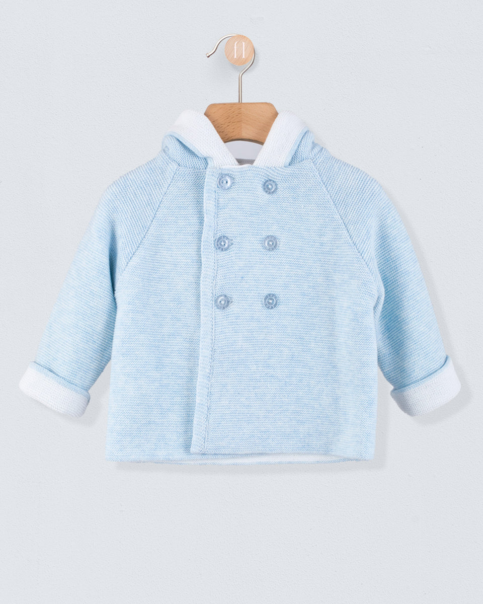 Jackpot Powder Blue Hooded Jacket