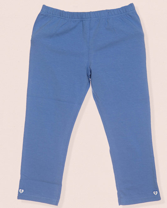 Italian Summer Legging Cerulean Cotton