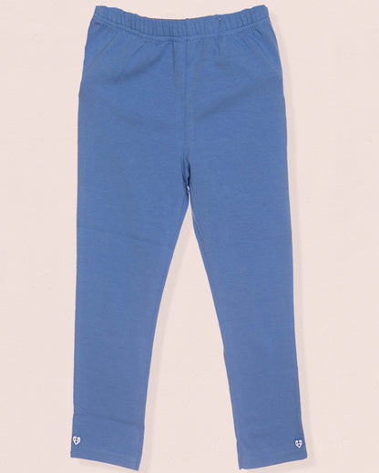 Italian Summer Legging Cerulean Cotton