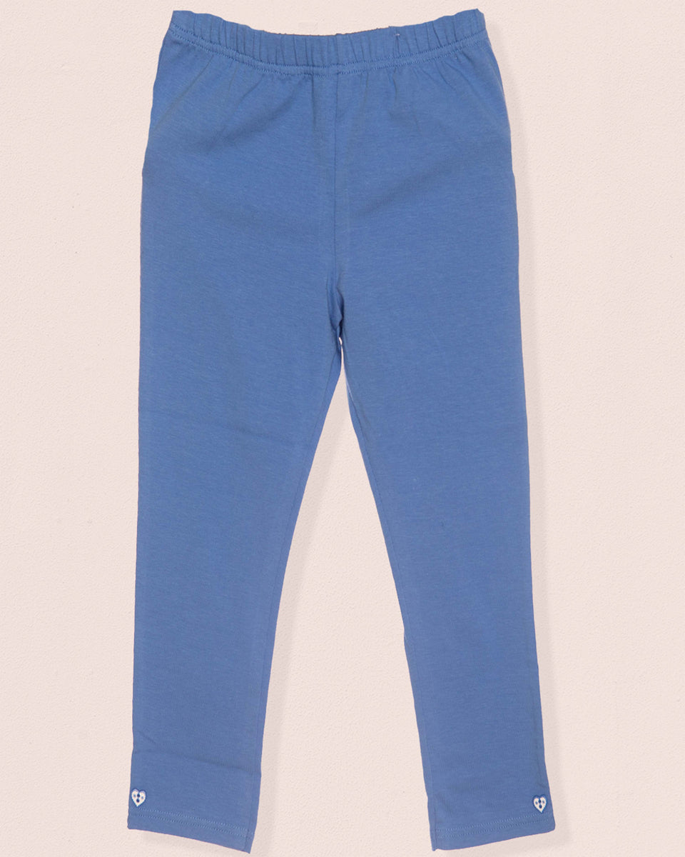 Italian Summer Legging Cerulean Cotton