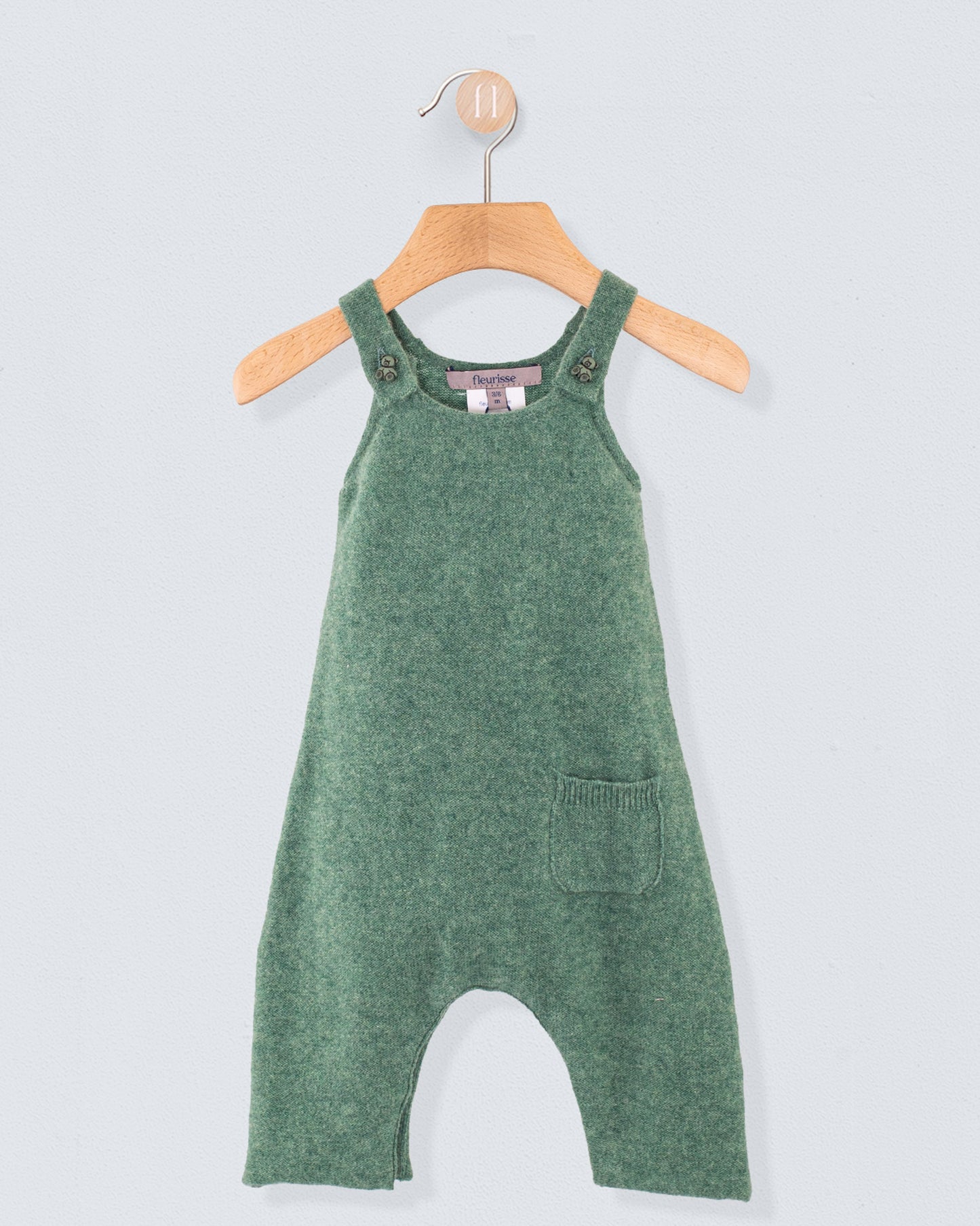 Corbier Hunter Green Cashmere Overall - Romper