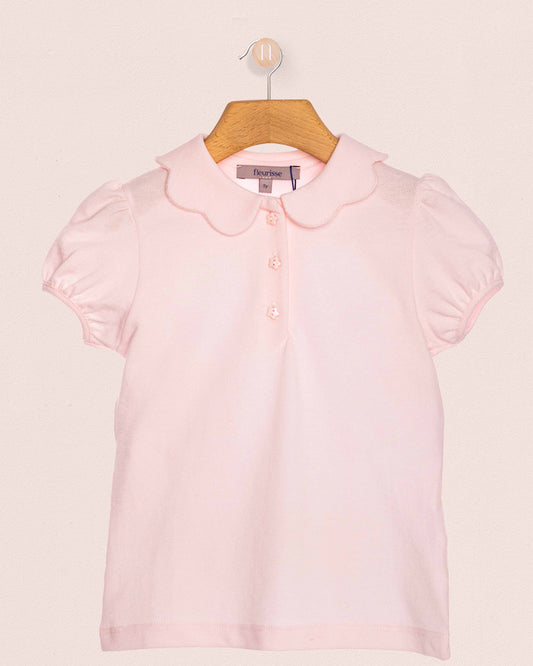 Olivia Polo Shirt Pink Italian Piquet