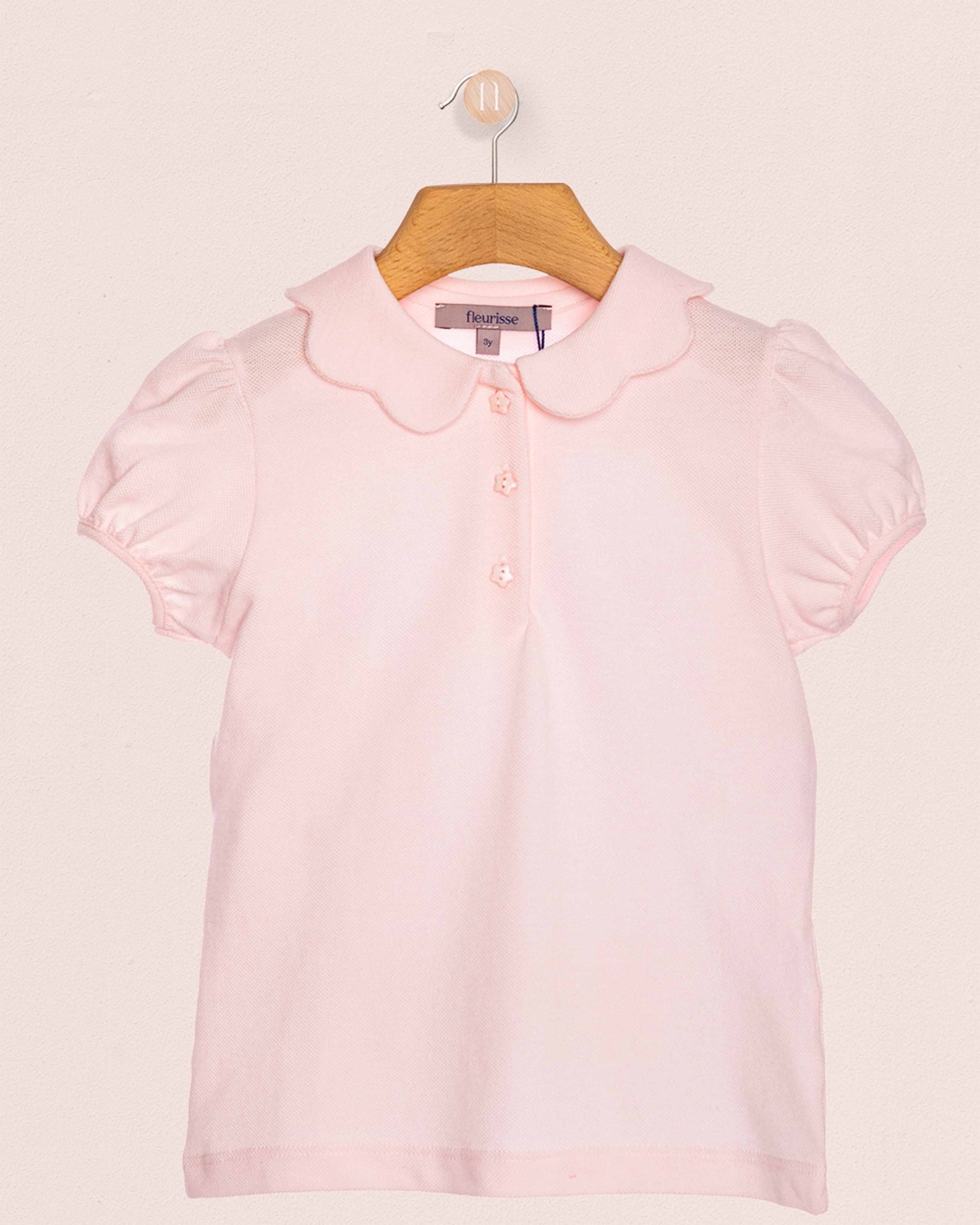 Olivia Polo Shirt Pink Italian Piquet