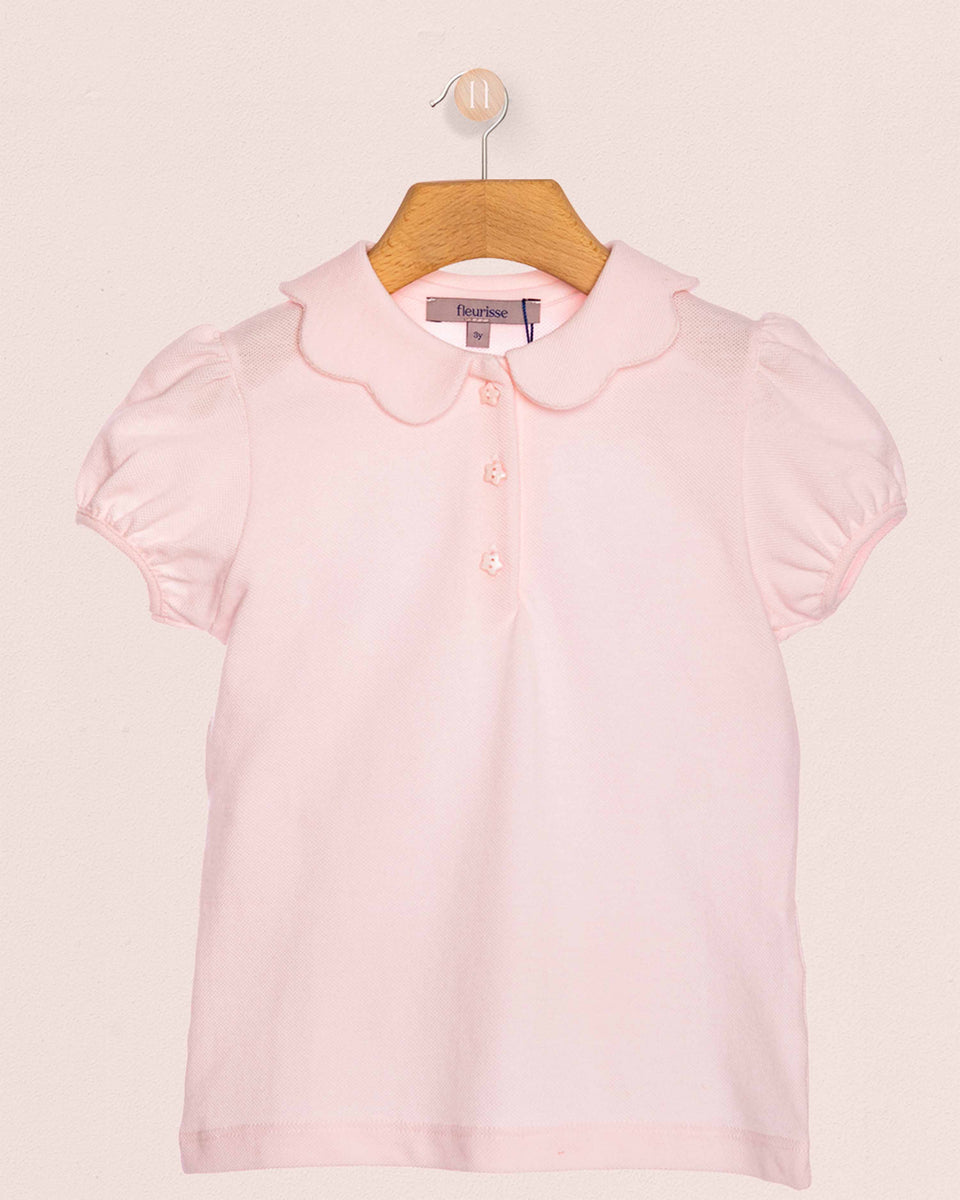 Olivia Polo Shirt Pink Italian Piquet