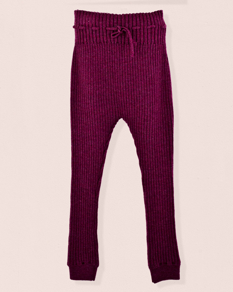 Ribbed Ruby Knit Legging