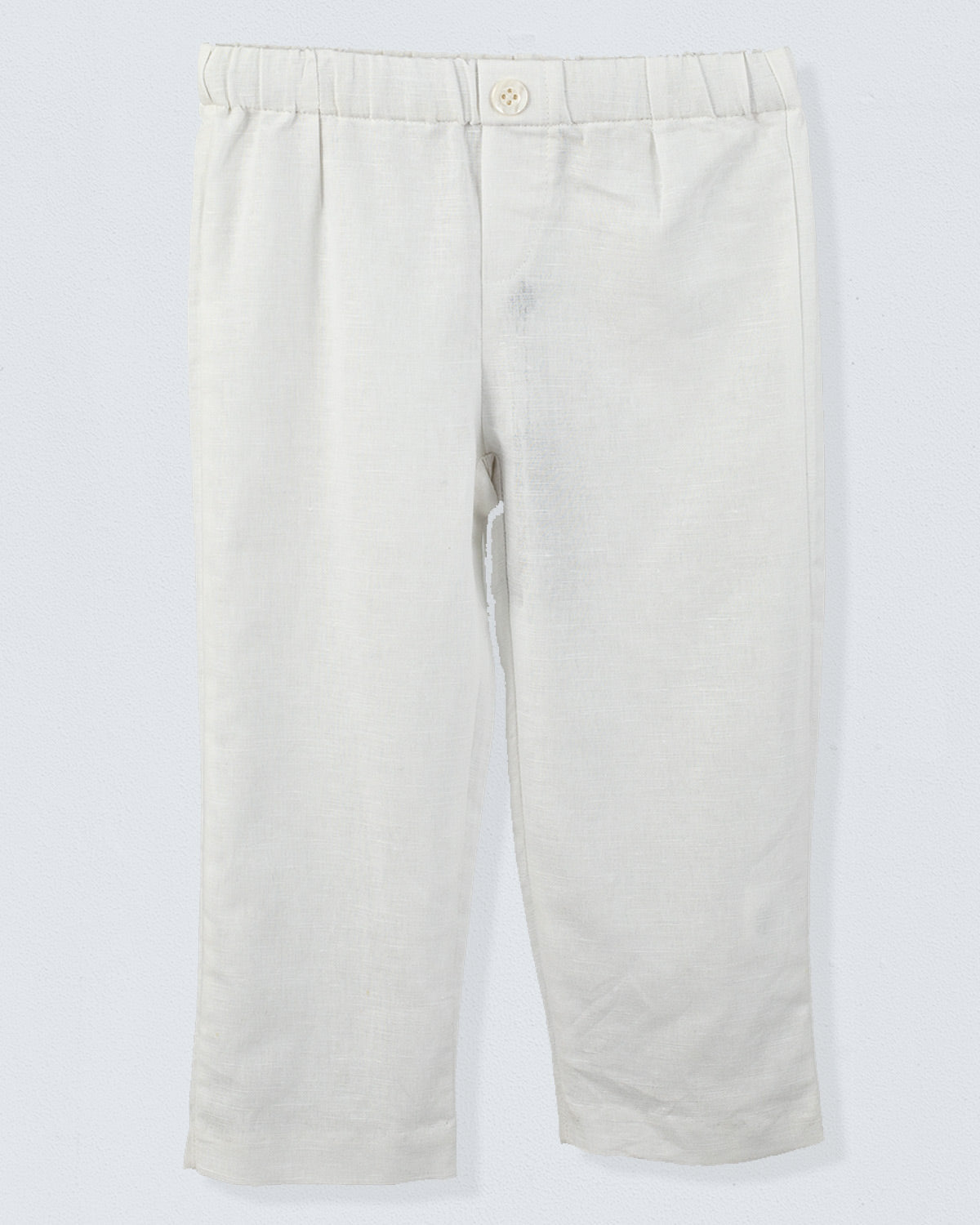 Rome Pull-On Italian White Linen Pant - Pant