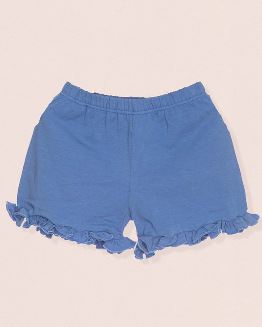 Italian Summer Shorts Cerulean Cotton