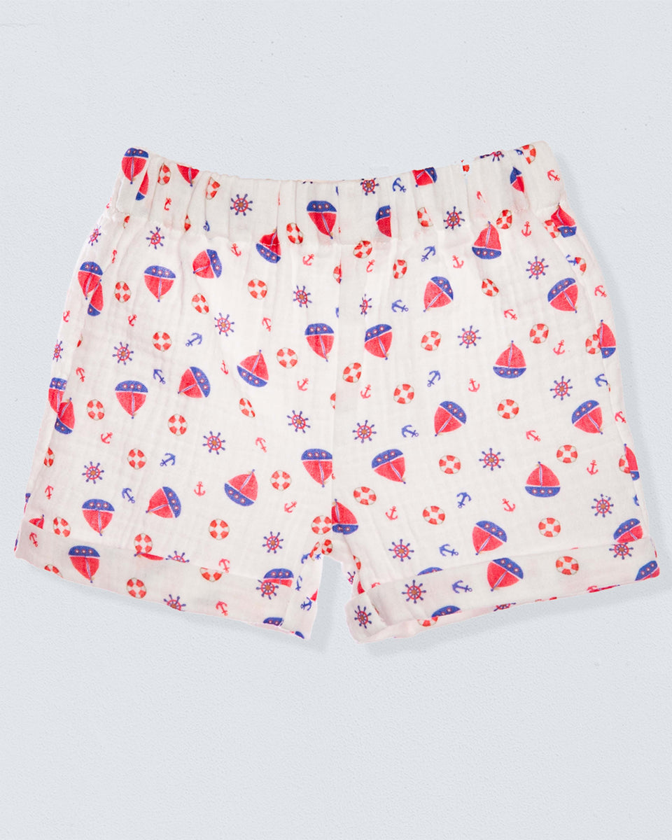 Cuff Short French Muslin Boats