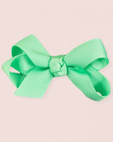 Hairbow 6cm Emerald Gros Grain