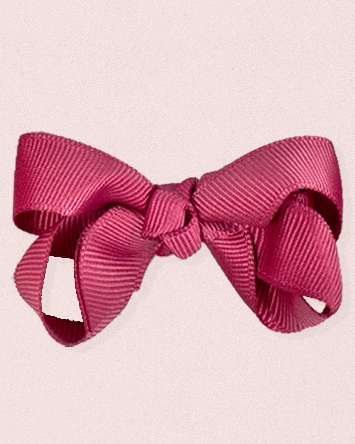 Hairbow 6cm Mauve Gros Grain