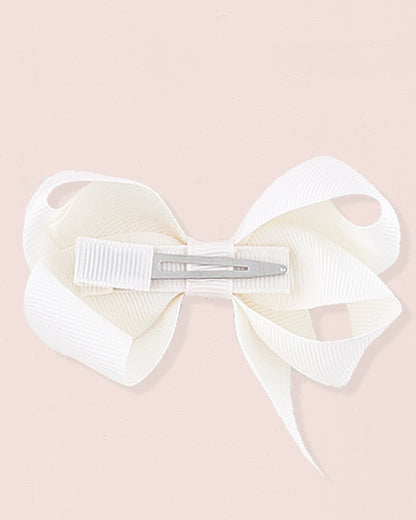 Hairbow 8cm Cream Gros Grain - Hairbow